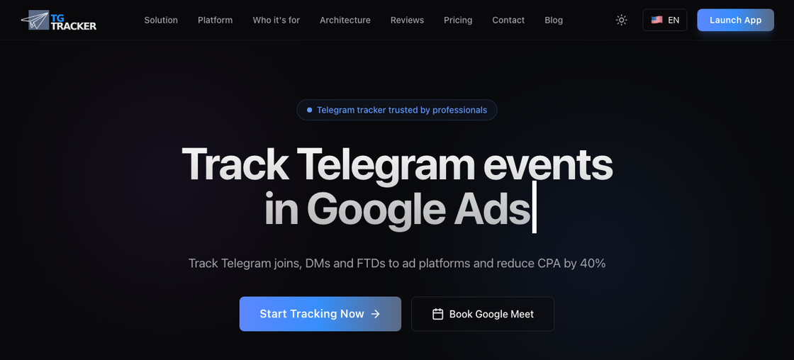 TGTracker screenshot